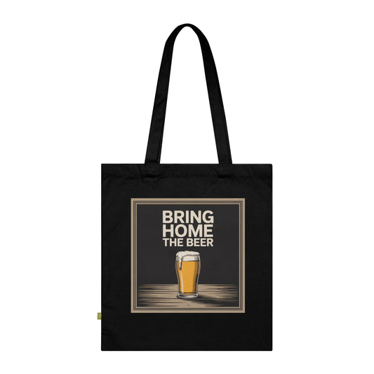 Bring Home the Beer Organic Cotton Tote Bag