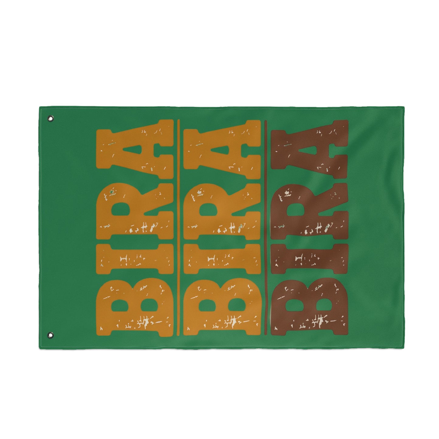 Double-Sided Flag — "bira bira bira" Novelty Decorative Flag