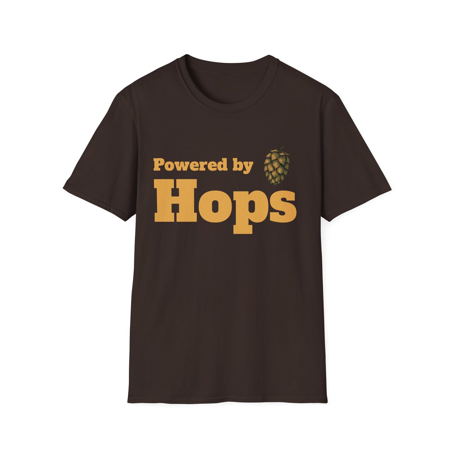 Powered by Hops T-Shirt — Craft Beer Brewer Tee