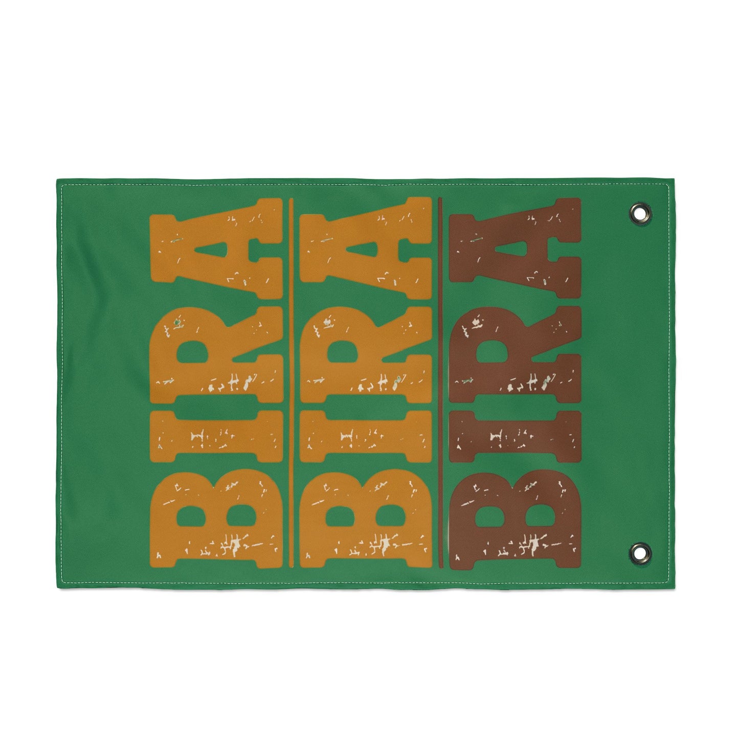 Double-Sided Flag — "bira bira bira" Novelty Decorative Flag