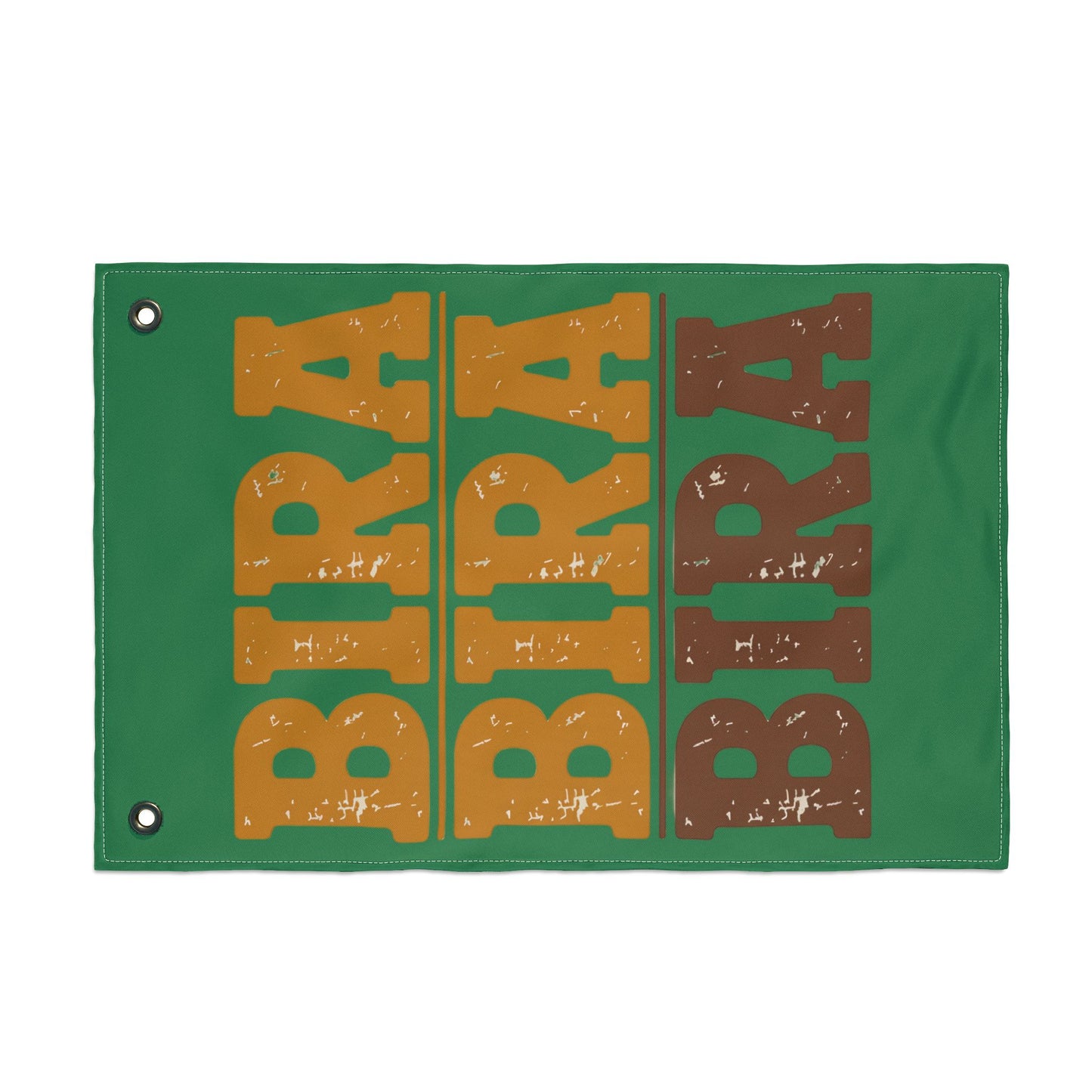 Double-Sided Flag — "bira bira bira" Novelty Decorative Flag