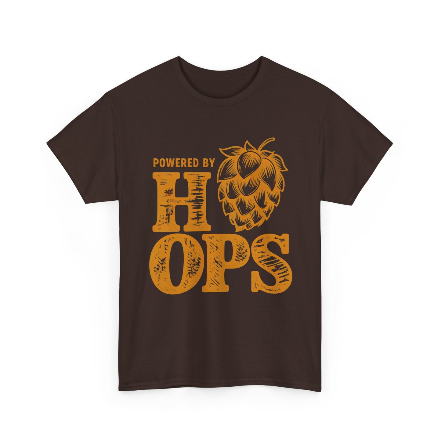 Powered by Hops T-Shirt | Brewery Beer Brewing Ale Shirt