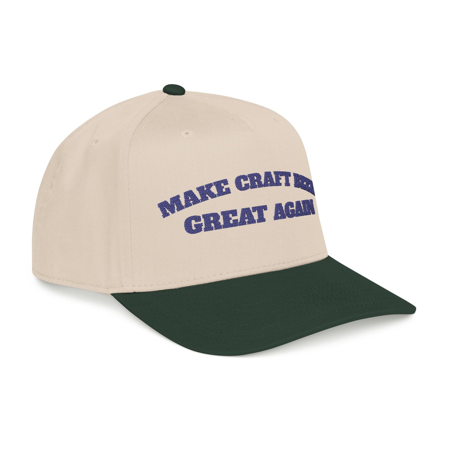 Make Craft Beer Great Again Mid Profile Cap | Brewery Slogan Hat