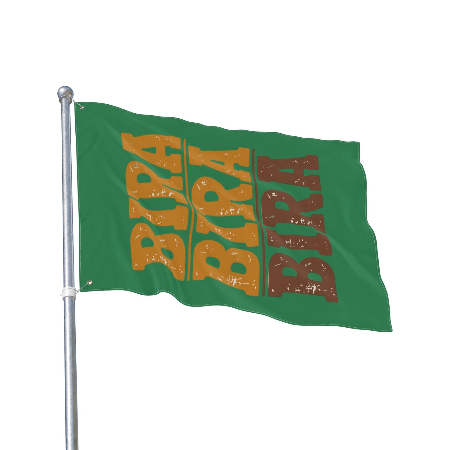Double-Sided Flag — "bira bira bira" Novelty Decorative Flag