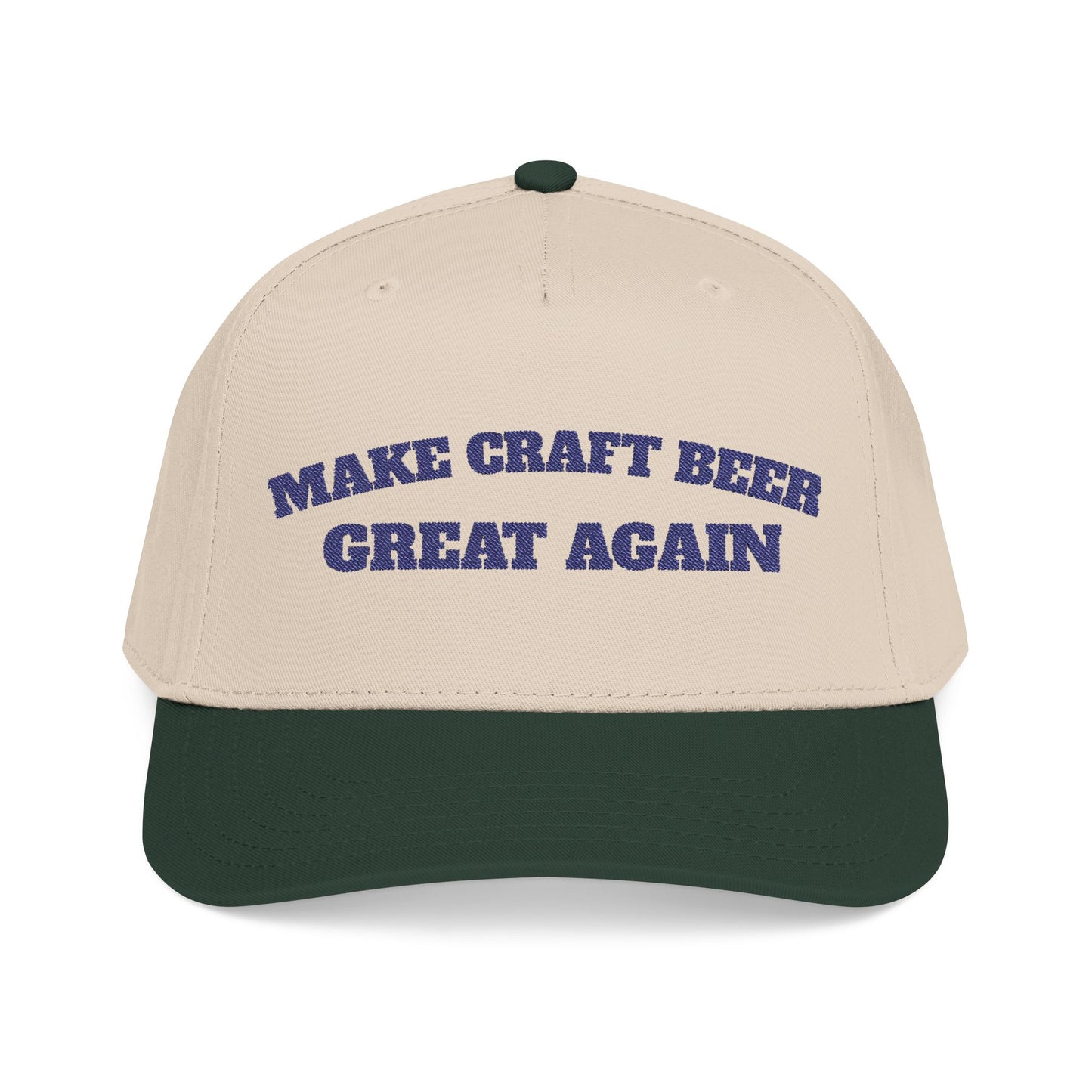 Make Craft Beer Great Again Mid Profile Cap | Brewery Slogan Hat