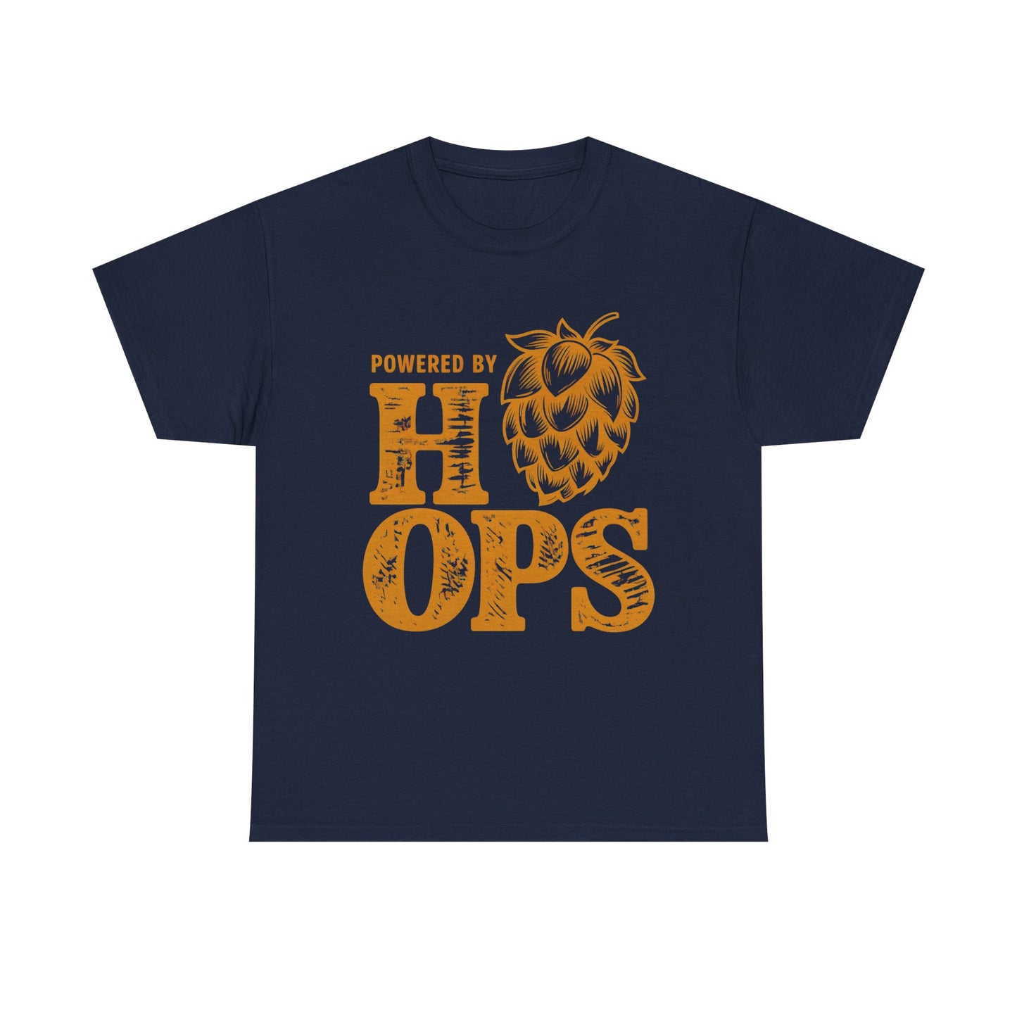 Powered by Hops T-Shirt | Brewery Beer Brewing Ale Shirt