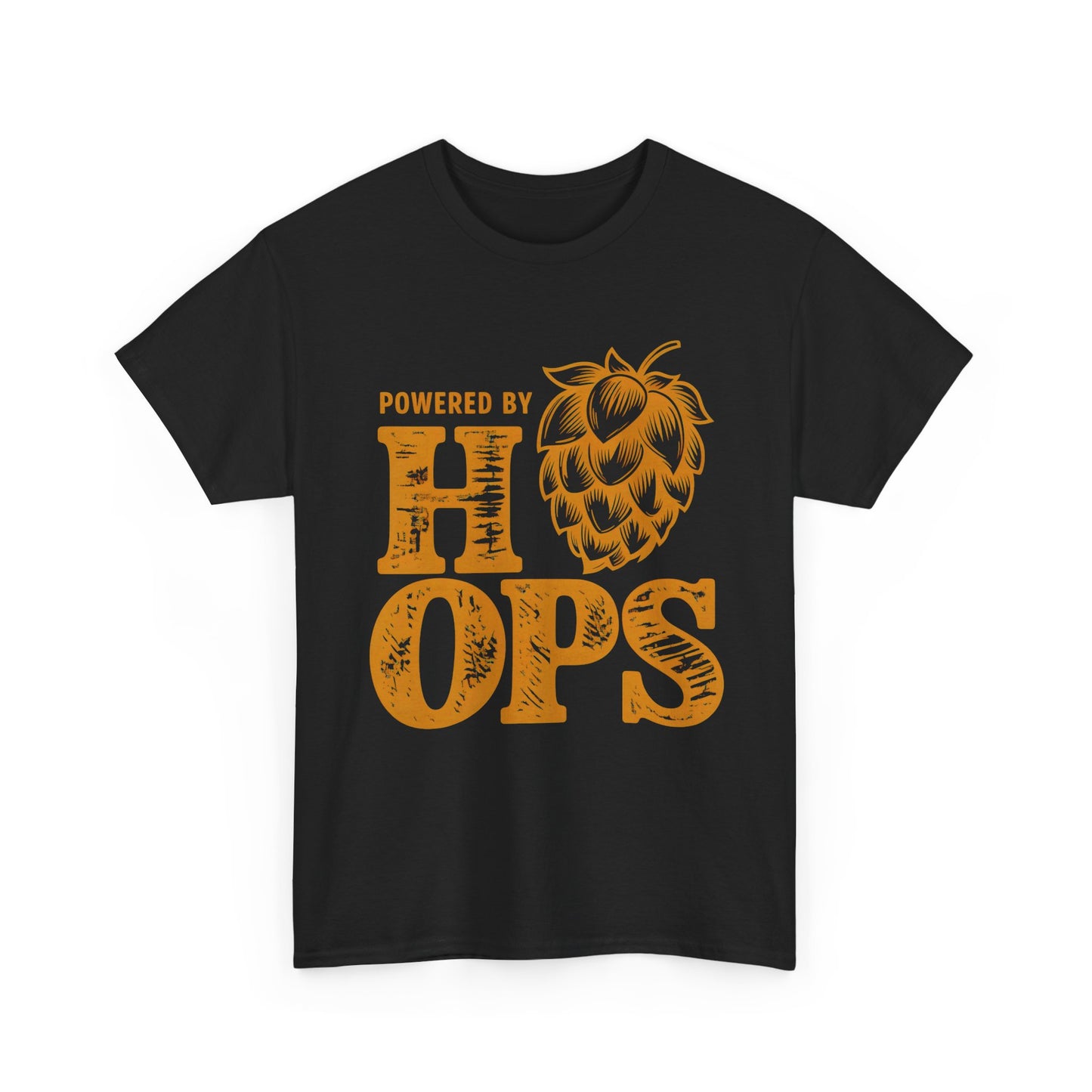 Powered by Hops T-Shirt | Brewery Beer Brewing Ale Shirt