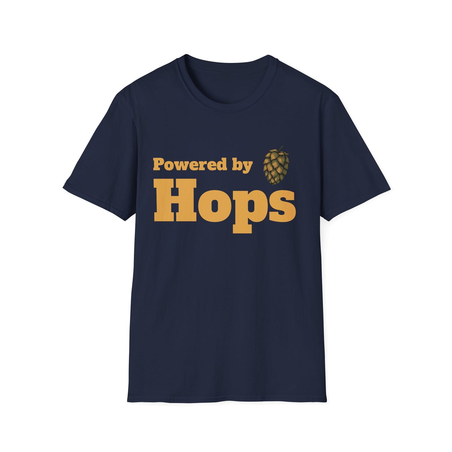 Powered by Hops T-Shirt — Craft Beer Brewer Tee