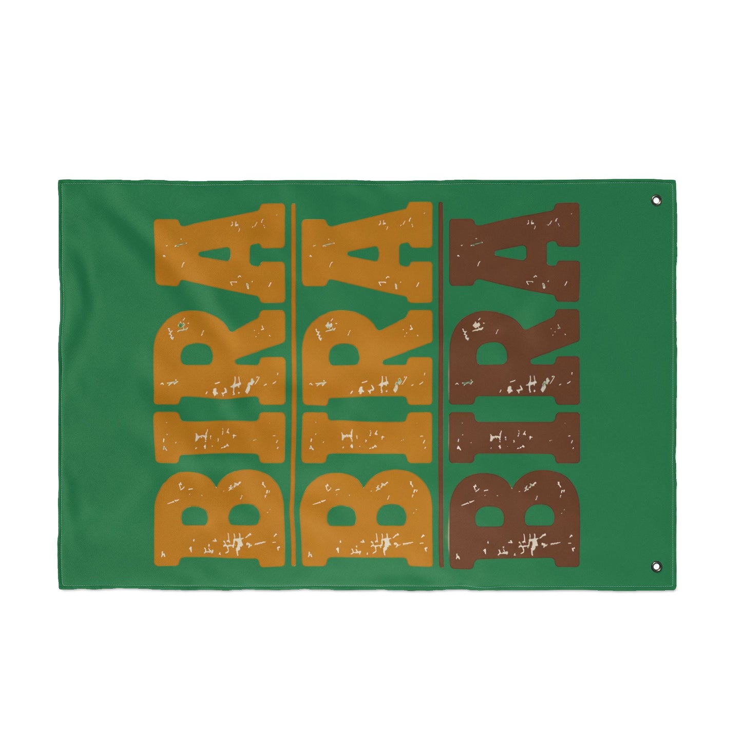 Double-Sided Flag — "bira bira bira" Novelty Decorative Flag