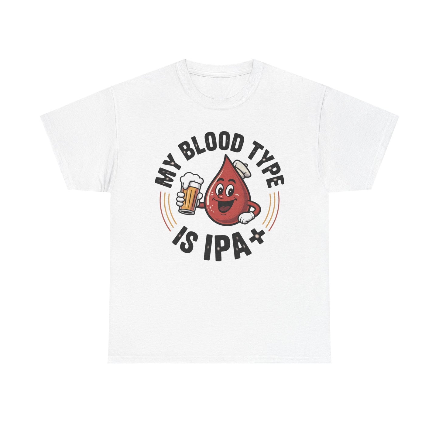 My Blood Type Is IPA T-Shirt | Beer Brewing Humor, Craft Beer Tee