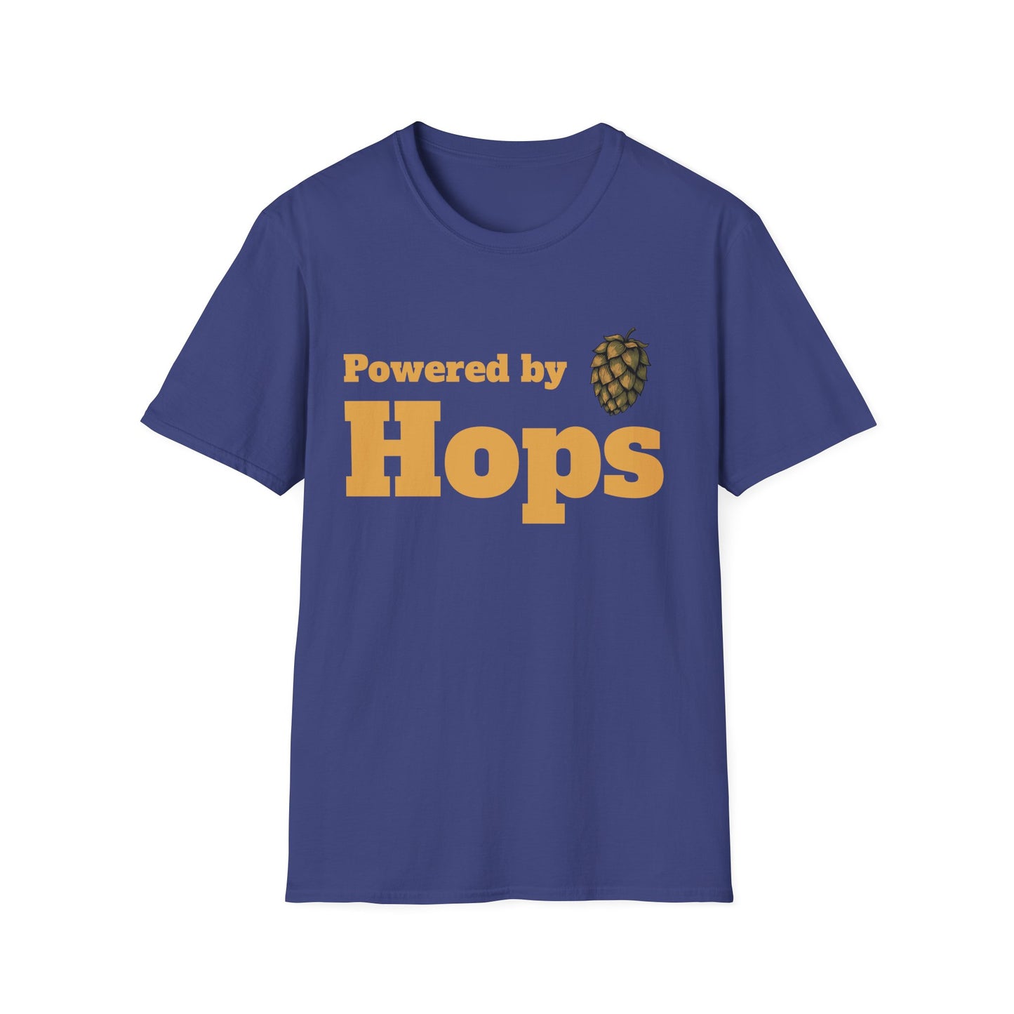 Powered by Hops T-Shirt — Craft Beer Brewer Tee