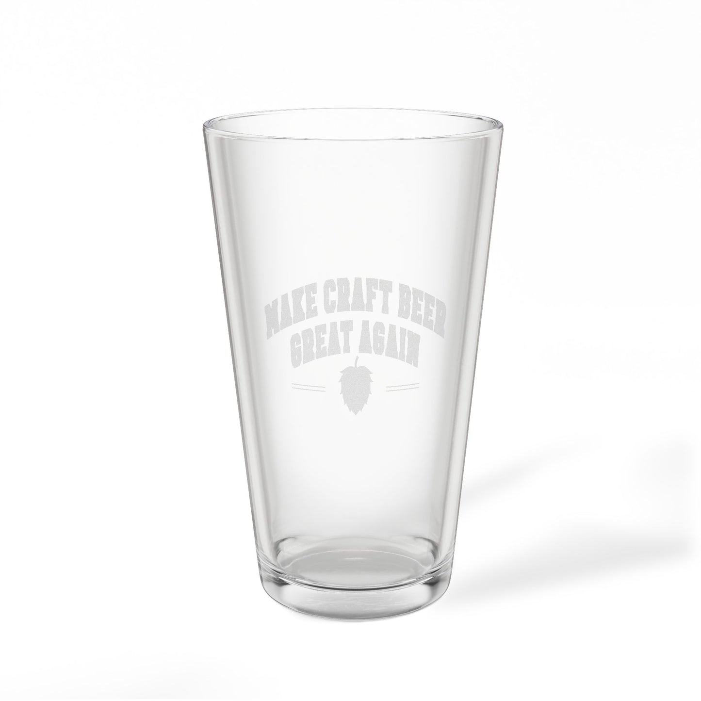 Make Craft Beer Great Again Pint Mixing Glass, 16oz Engraved