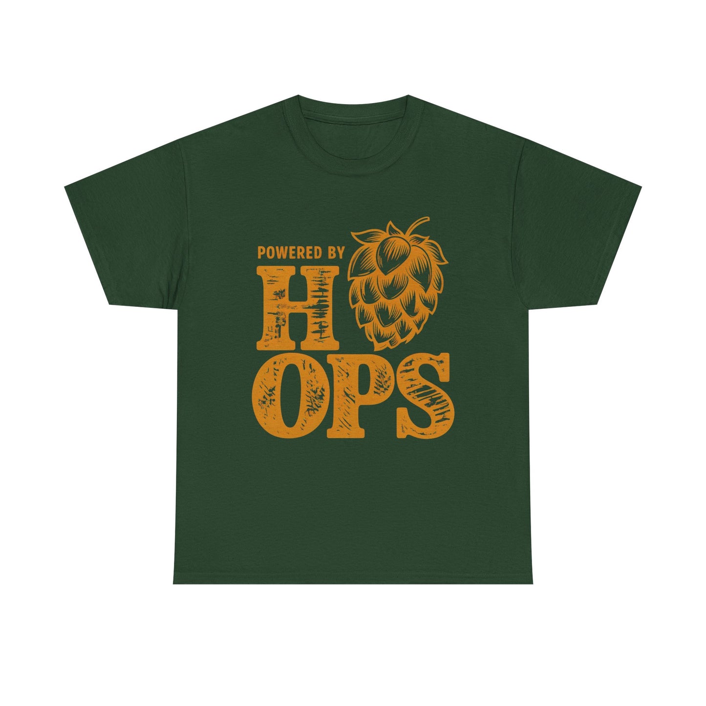 Powered by Hops T-Shirt | Brewery Beer Brewing Ale Shirt