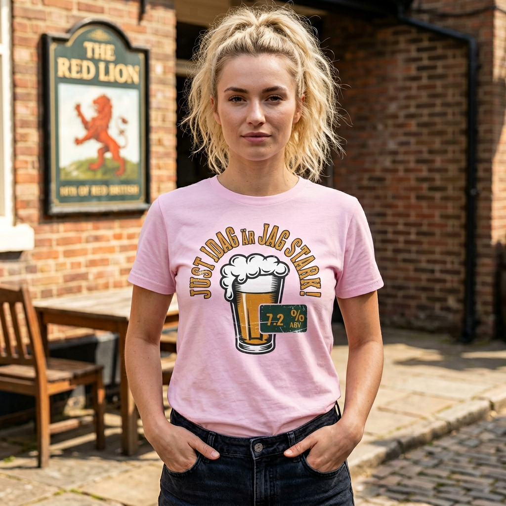 Today I Am Strong T-Shirt | Swedish Phrase Tee