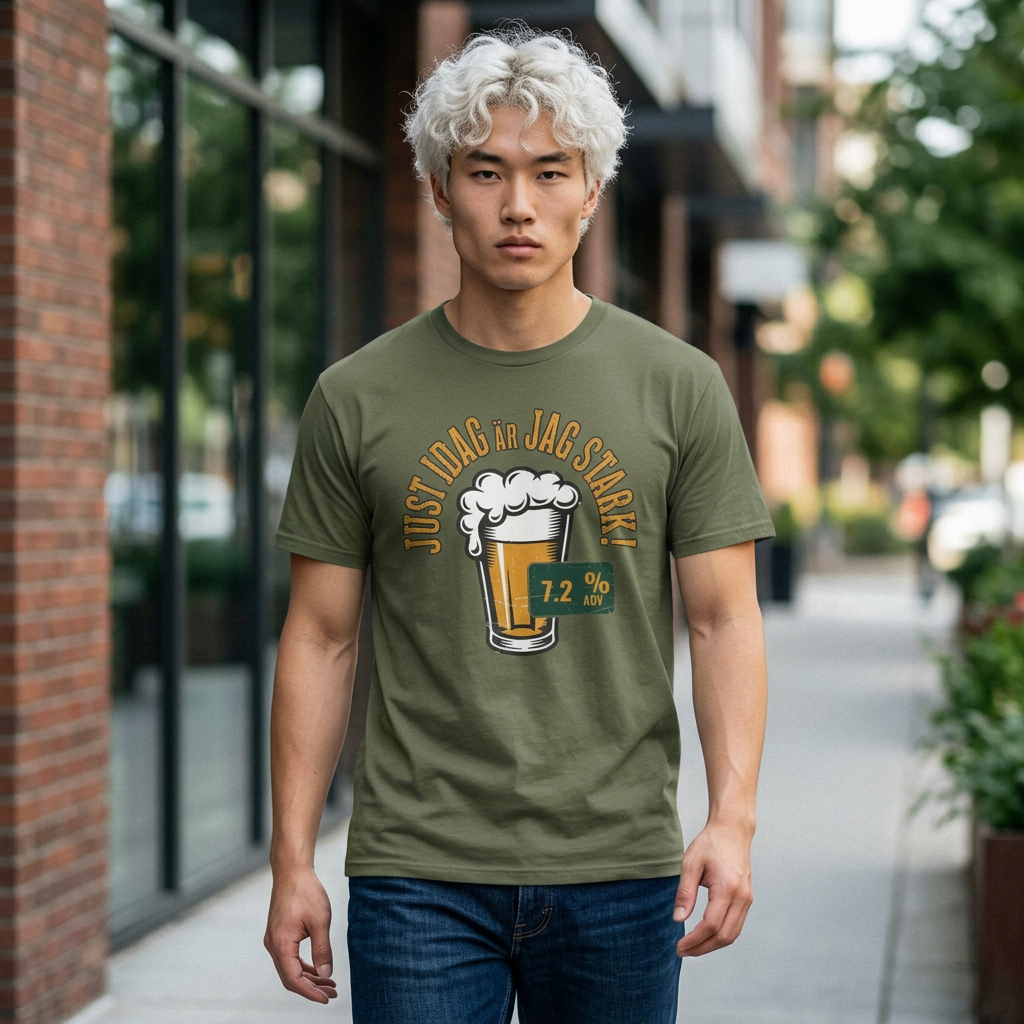 Today I Am Strong T-Shirt | Swedish Phrase Tee