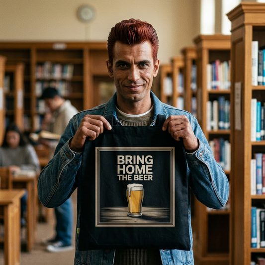 Bring Home the Beer Organic Cotton Tote Bag