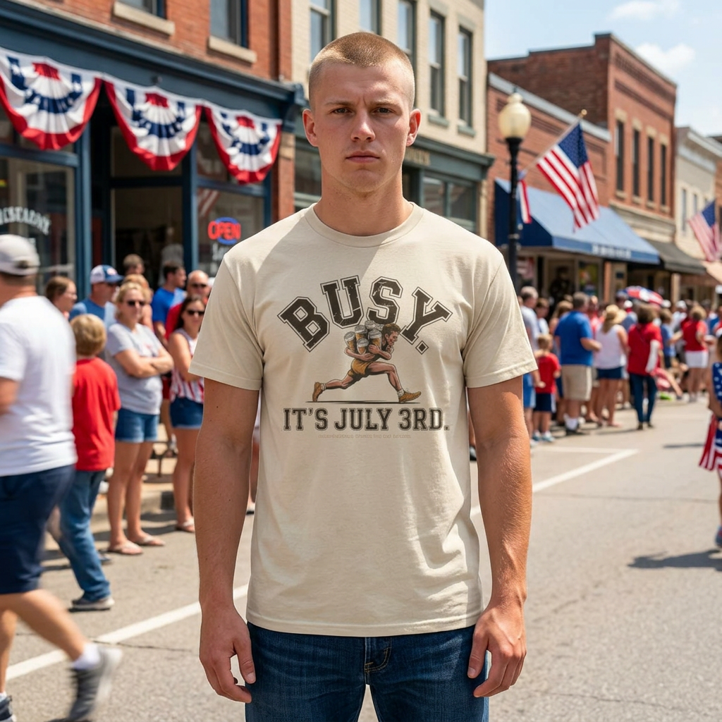 National Independent Beer Run T-Shirt — 3rd of July Celebration Tee