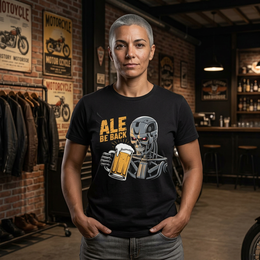Ale Be Back tee | beer pun, funny brewery shirt