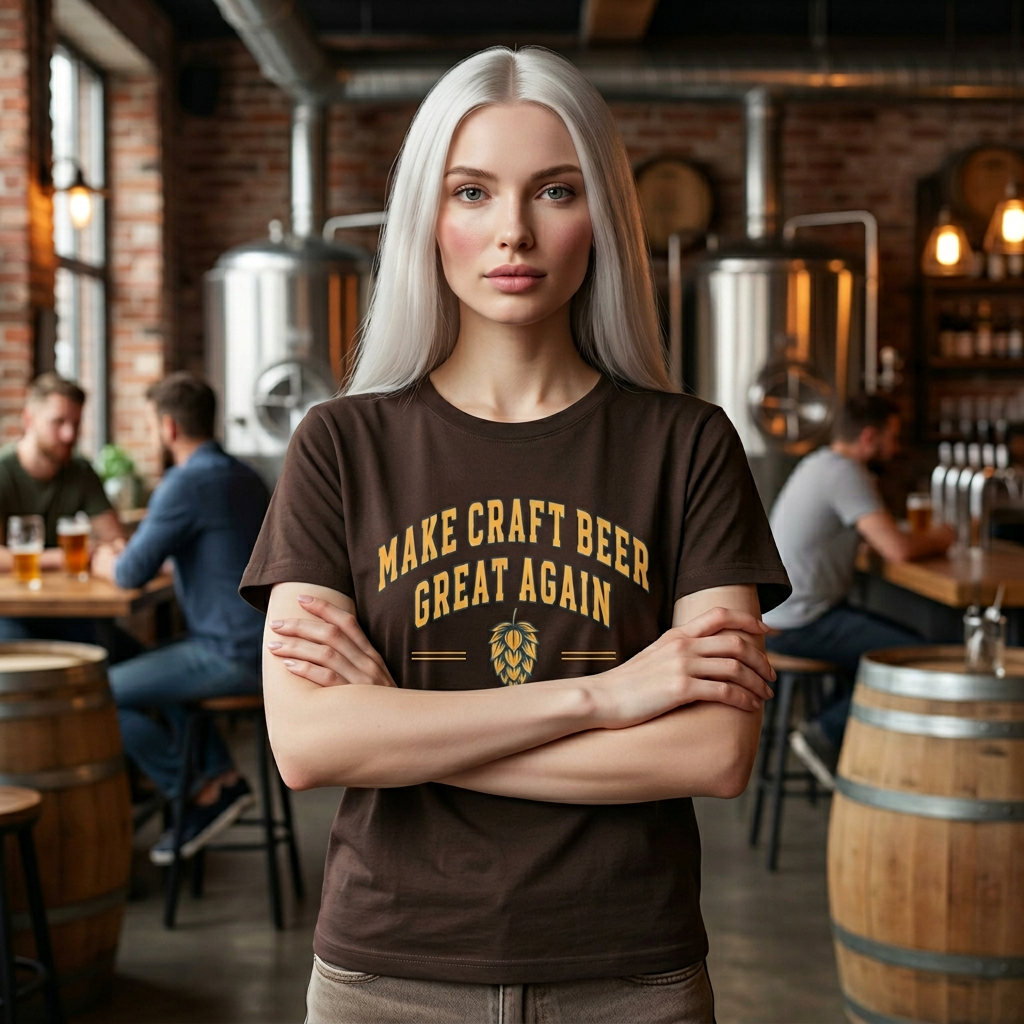 Make Craft Beer Great Again T-Shirt | Beer Lover Slogan Tee