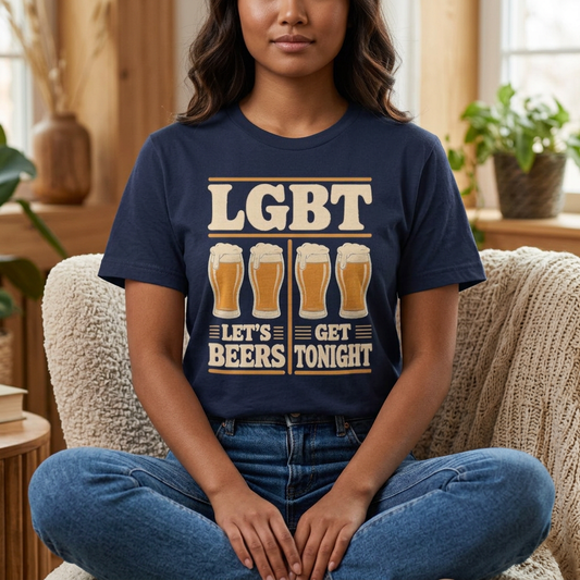 LGBT Let’s Get Beers Tonight T-Shirt