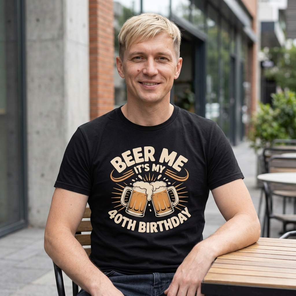 Beer Me It's My 40th Birthday T-Shirt