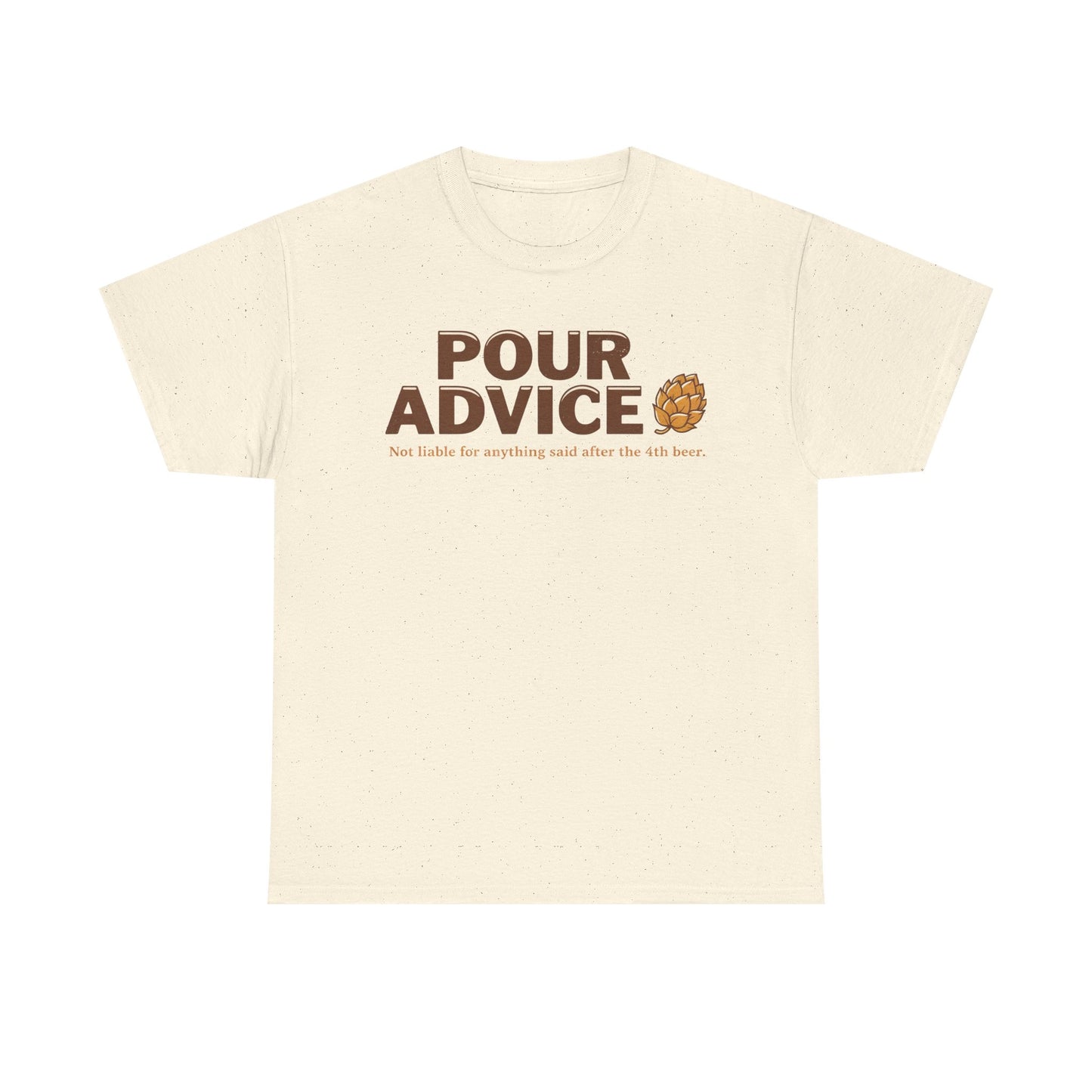 Pour Advice Beer Tee — 'POUR ADVICE' Beer Pun Shirt with Brew Graphic