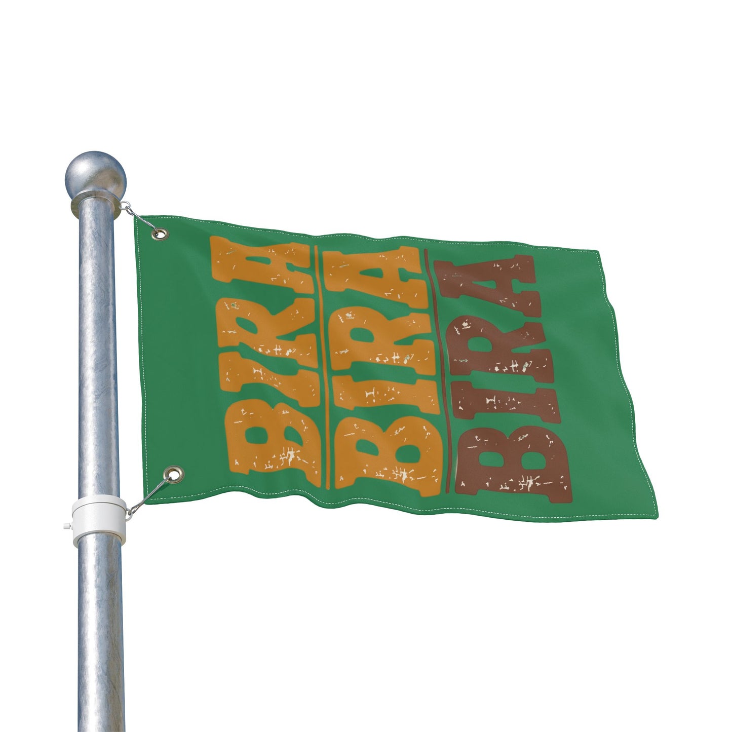 Double-Sided Flag — "bira bira bira" Novelty Decorative Flag