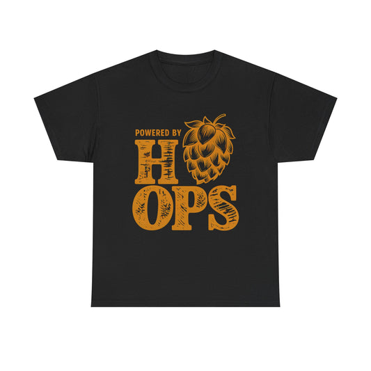 Powered by Hops T-Shirt | Brewery Beer Brewing Ale Shirt