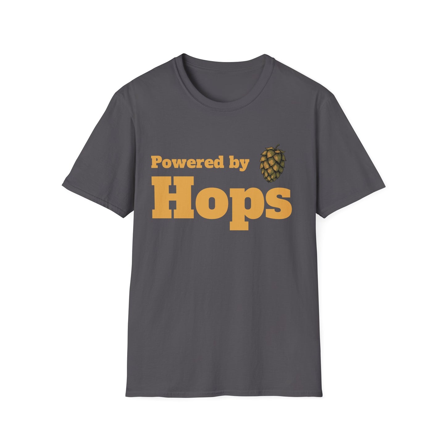 Powered by Hops T-Shirt — Craft Beer Brewer Tee