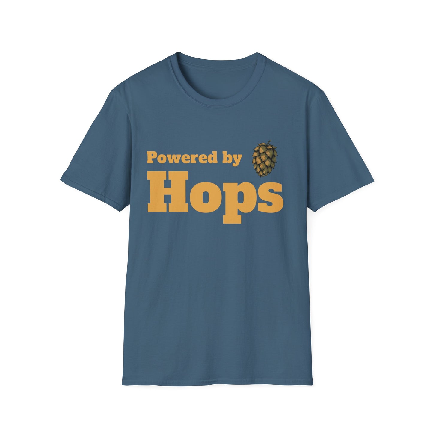 Powered by Hops T-Shirt — Craft Beer Brewer Tee