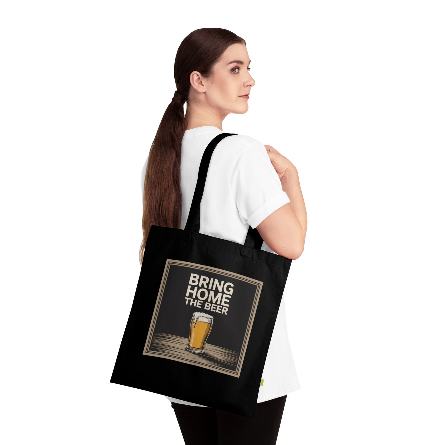 Bring Home the Beer Organic Cotton Tote Bag
