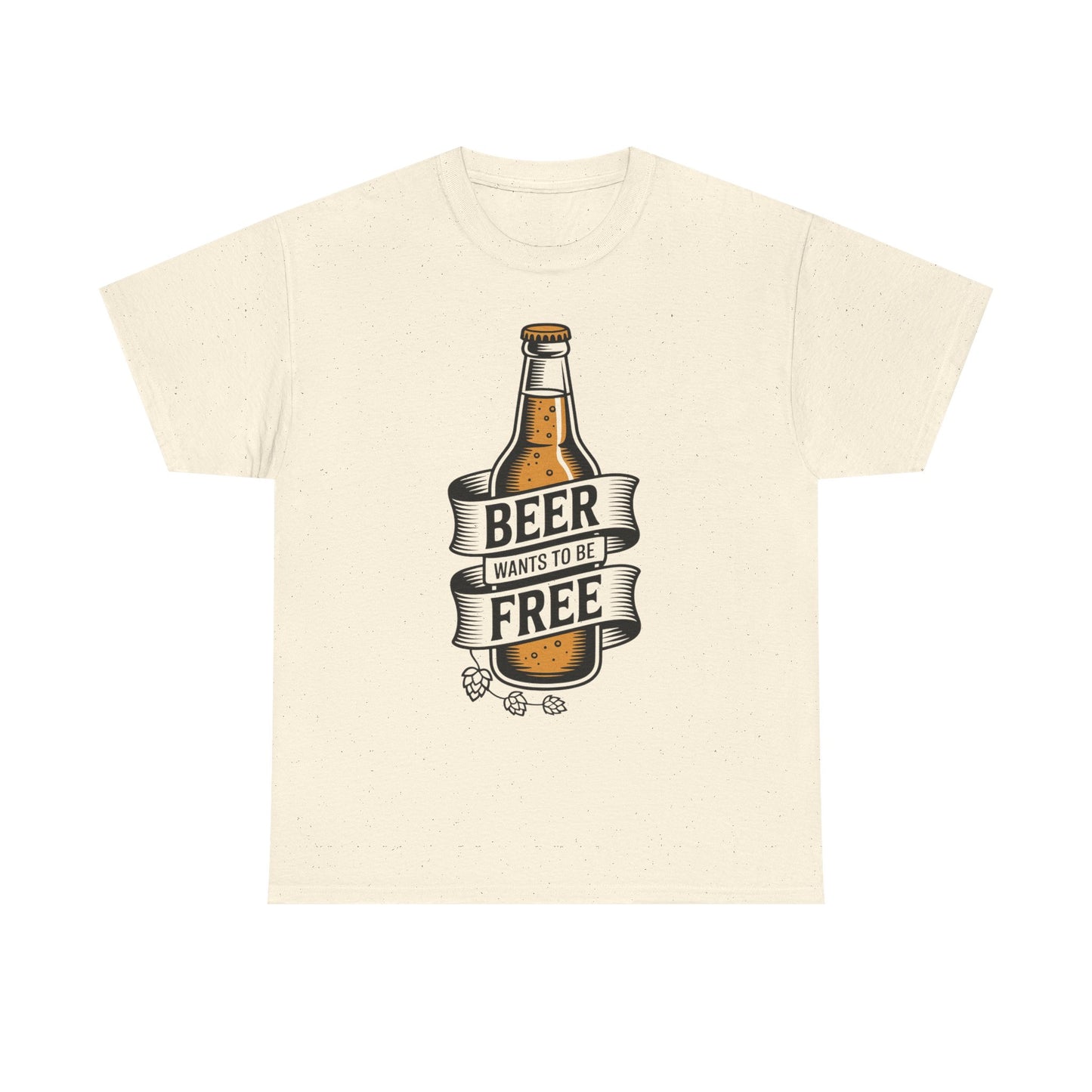 Beer Wants To Be Free T-Shirt | Funny Beer Slogan Tee