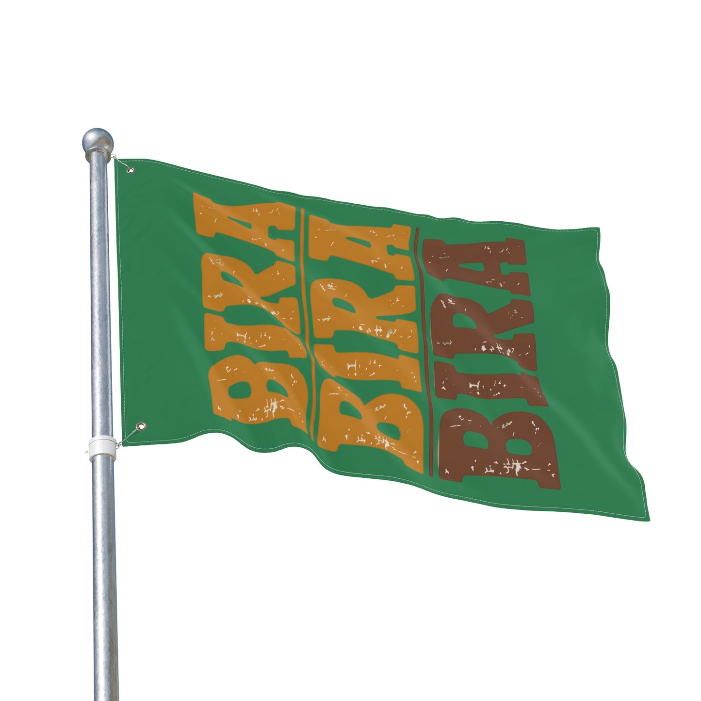 Double-Sided Flag — "bira bira bira" Novelty Decorative Flag