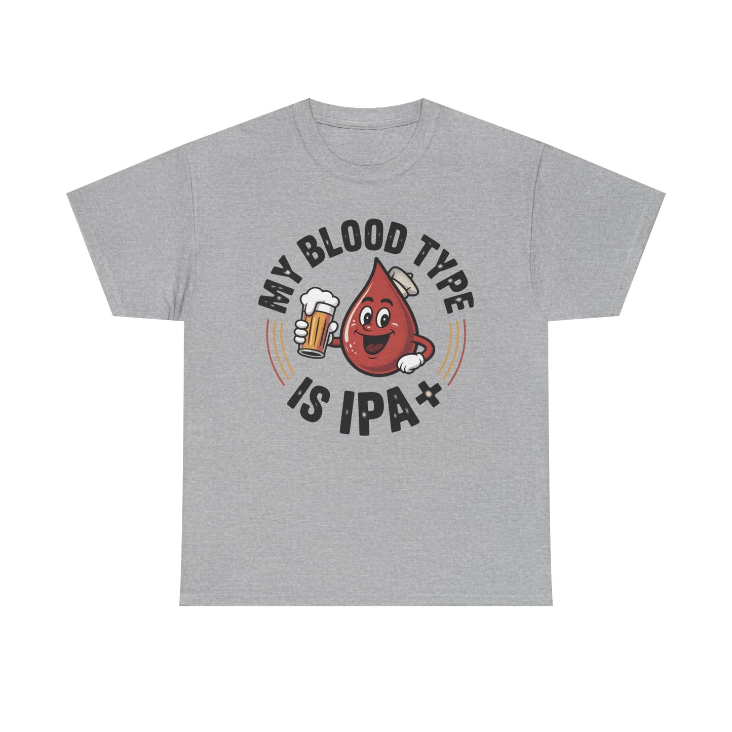 My Blood Type Is IPA T-Shirt | Beer Brewing Humor, Craft Beer Tee