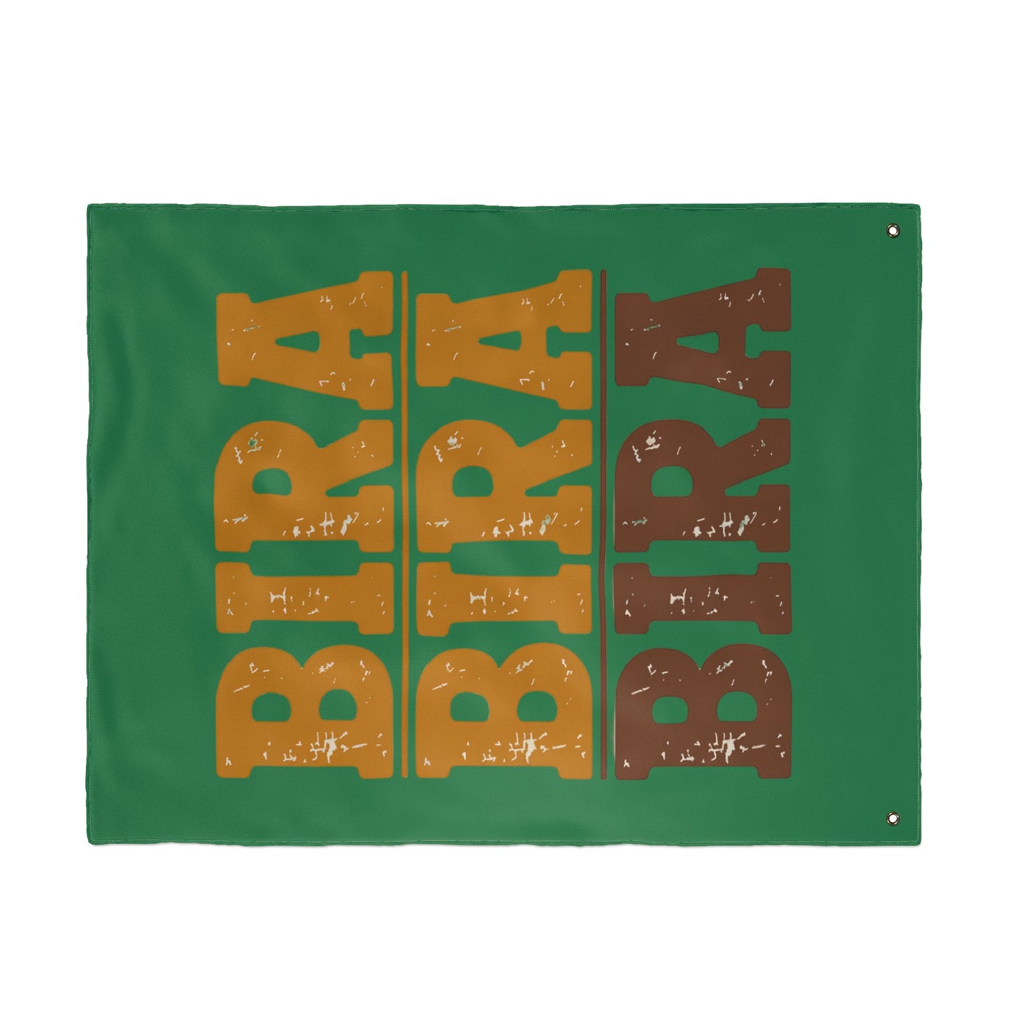 Double-Sided Flag — "bira bira bira" Novelty Decorative Flag