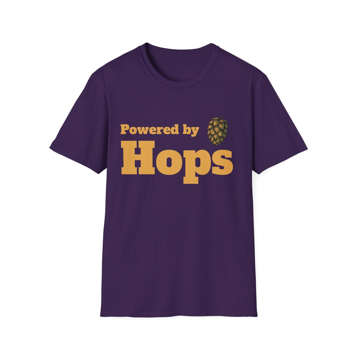 Powered by Hops T-Shirt — Craft Beer Brewer Tee
