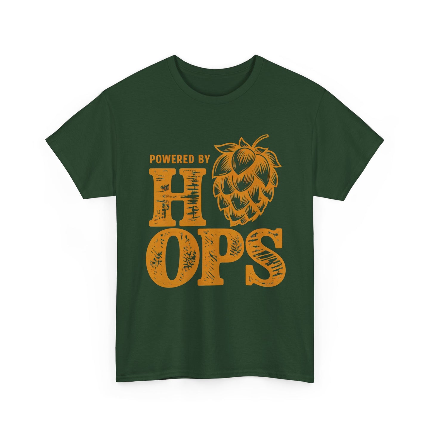 Powered by Hops T-Shirt | Brewery Beer Brewing Ale Shirt